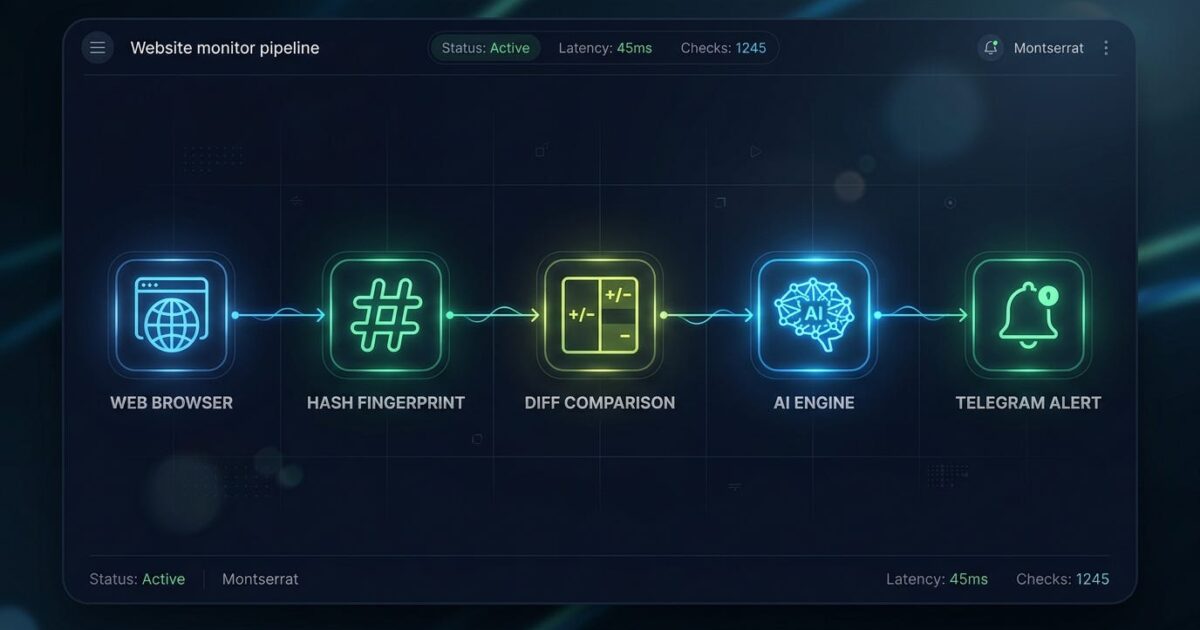 I Built an AI Website Monitor in 41 Minutes Using an AI Agent. Here’s What the Data Actually Shows.